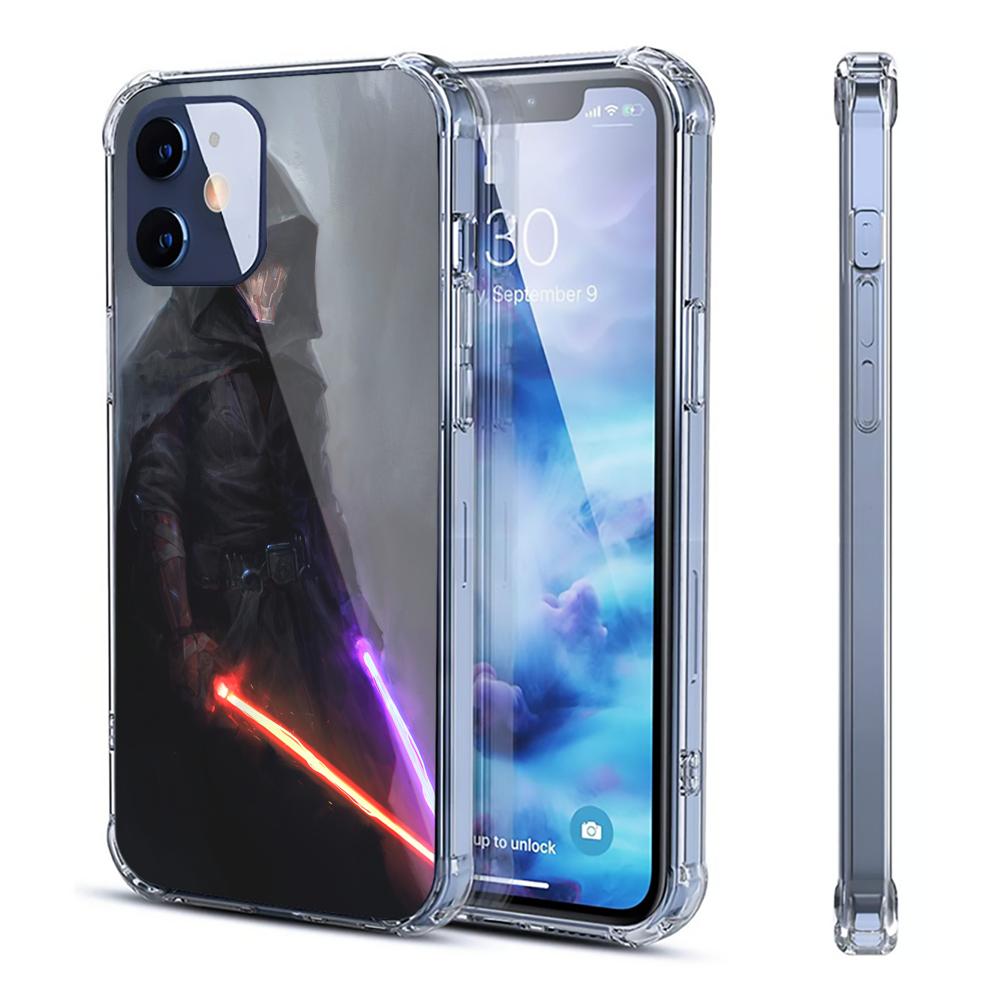 （画像用） スター・ウォーズ Star Wars 【iPhone 12シリーズ対応】透明スマホケース（クリアソフトケース）